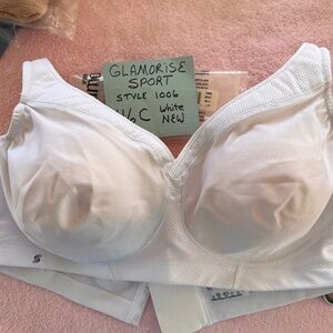 Glamorise Magic Lift Seamless Sport Bra Style 1006 Size 46C